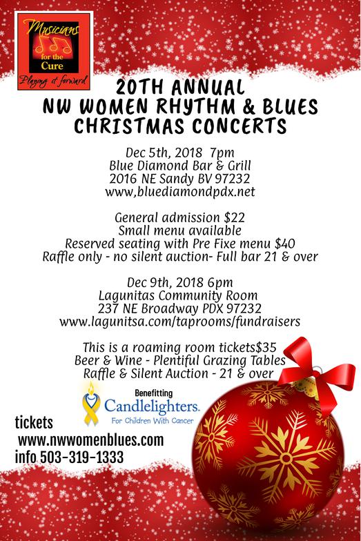 nw women rhythm blues christmas show blues christmas